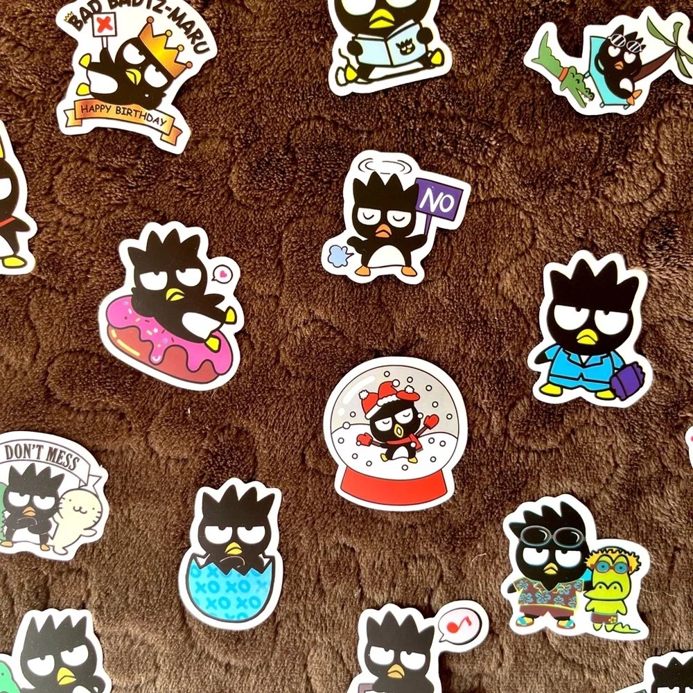 Sanrio Badtz Maru Waterproof Vinyl Sticker Packs